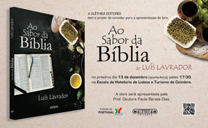 Convite à Apresentação da Obra "Ao Sabor da Bíblia", de Luís Lavrador