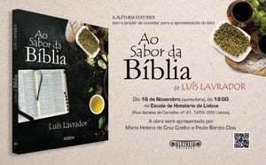 Ao sabor da Bíblia, de chef Luís Lavrador | Apresentação em Lisboa