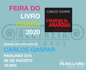 Sessão de Autógrafos: Feira do Livro de Lisboa 2020