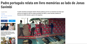 Destaque Sapo24 | «Padre português relata em livro memórias ao lado de Jonas Savimbi»